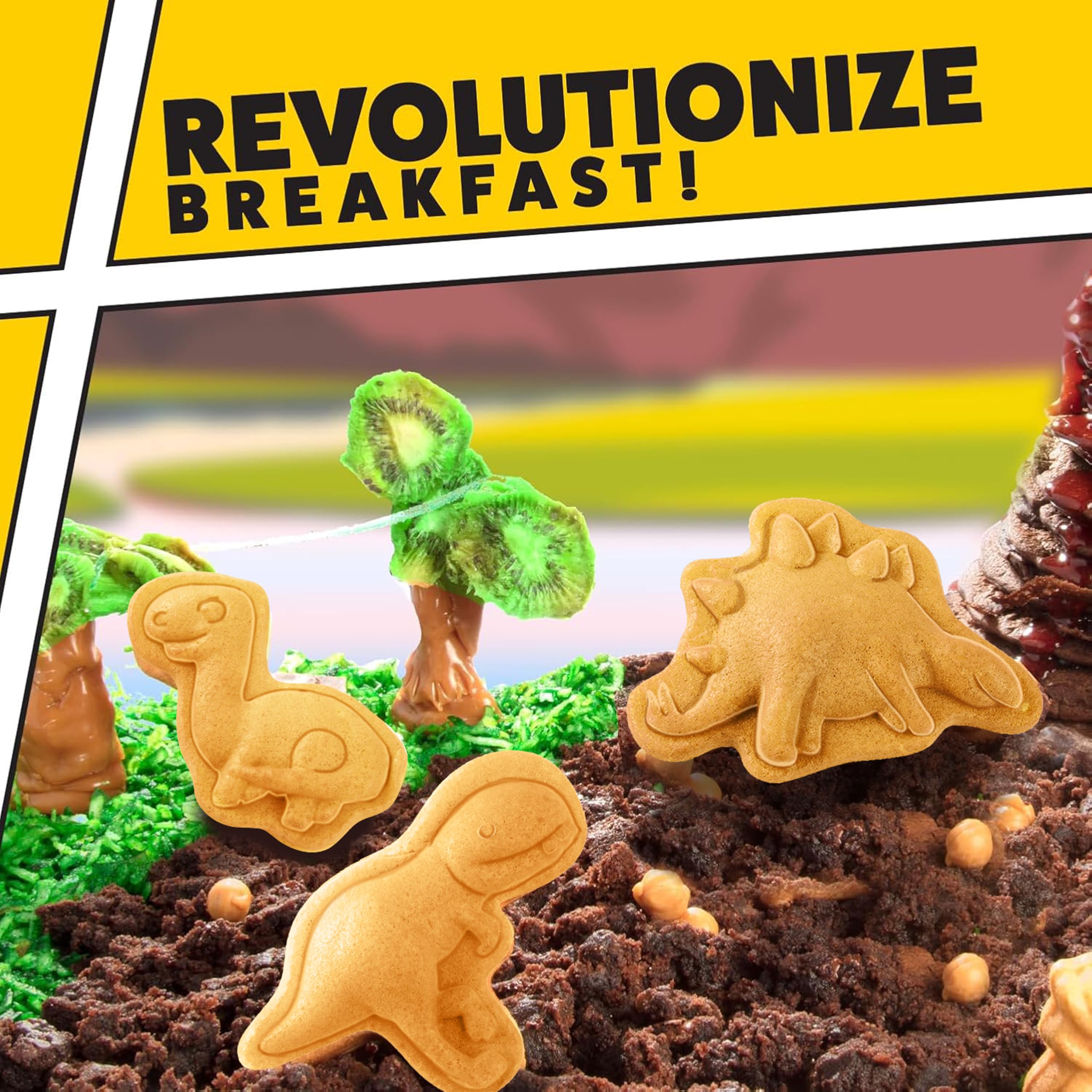Waffle Wow Mini waflera, regalo perfecto para niños y familias.