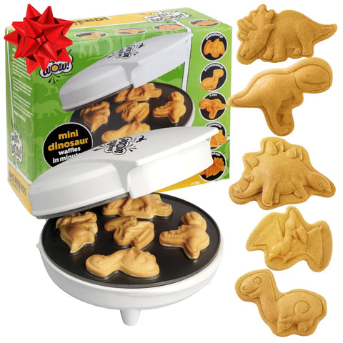 Waffle Wow Dinos 3D para meriendas y fiestas familiares.