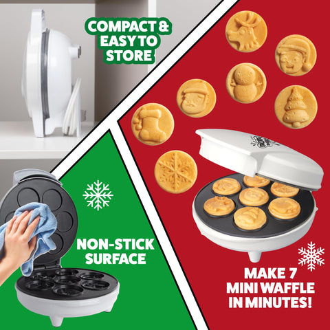 Gofrera Waffle Wow! elfo para meriendas creativas y divertidas