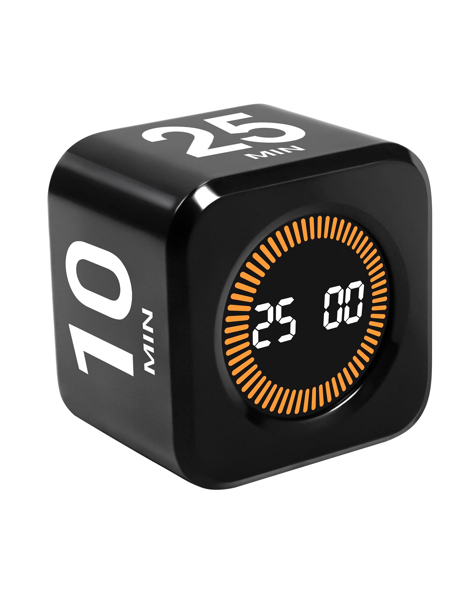 Cubo Pomodoro WAFHX con pantalla grande para lectura fácil y productividad.