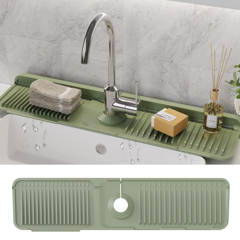 WAFT YEARN tapete silicona para grifo 24x5: protege salpicaduras en la cocina