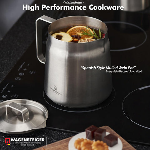 HERVIDOR WAGENSTEIGER con mango cómodo, manejo seguro durante la cocción.