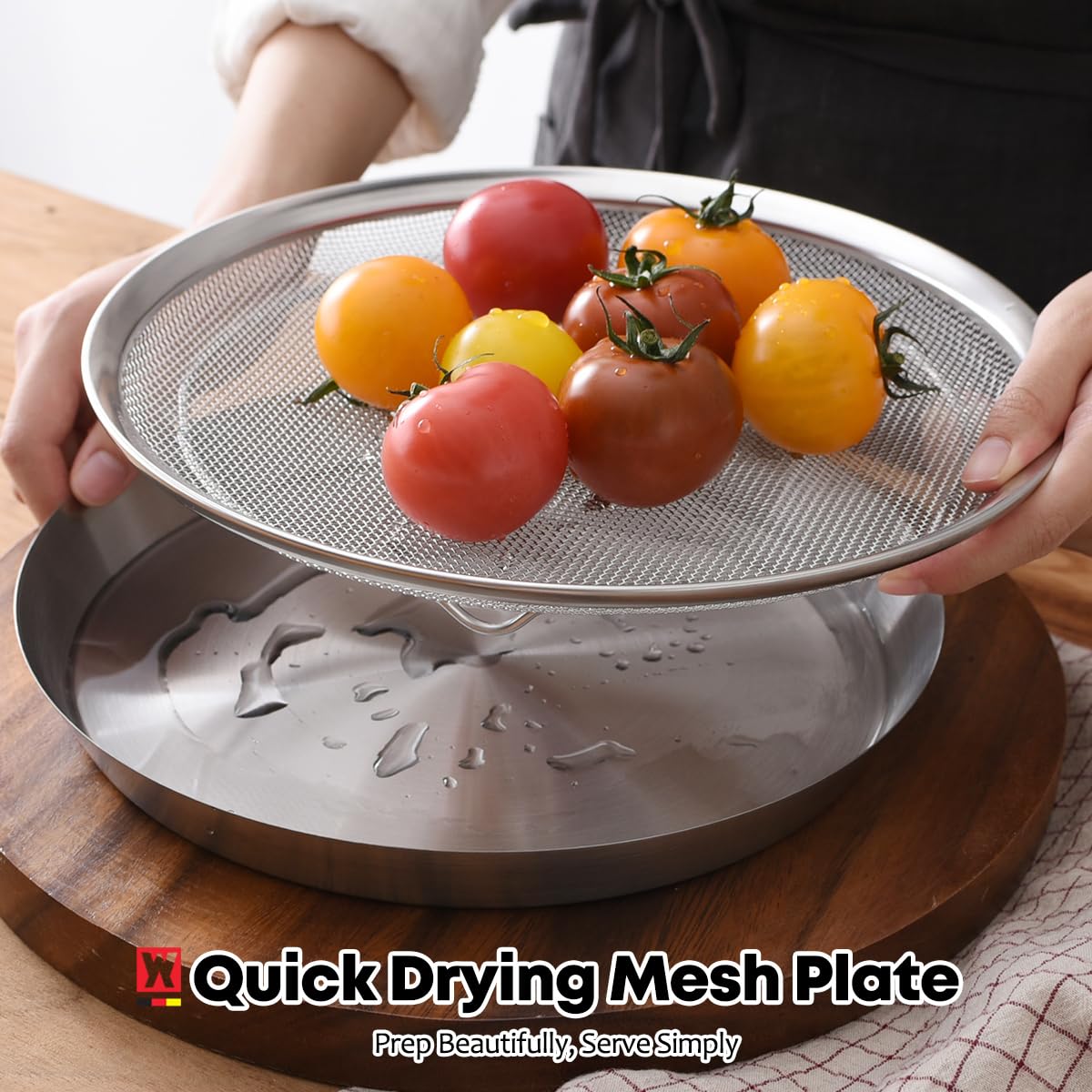 WAGENSTEIGER rejilla-enfriamiento-alimentos: enfría platos fritos con flujo de calor