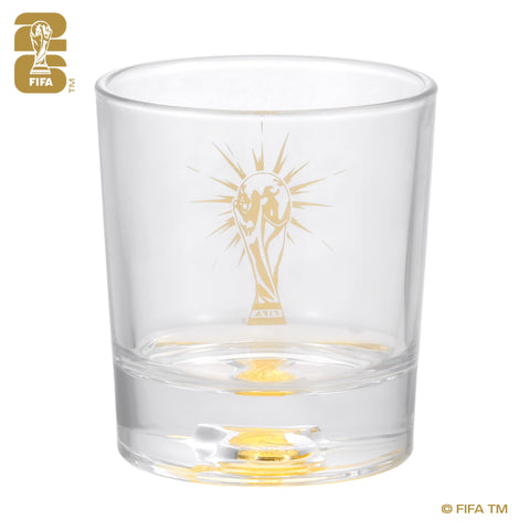 Conjunto regalo con dos vasos y dos posavasos para fanáticos.