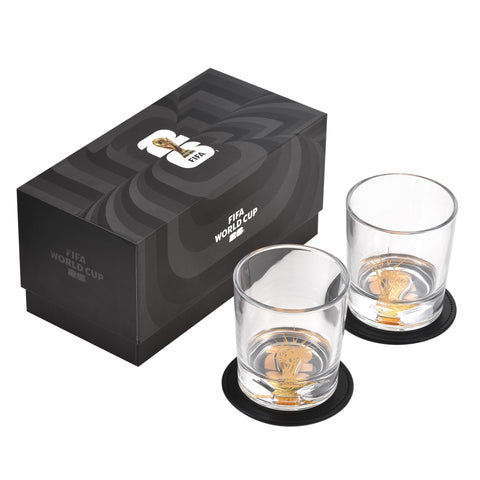 Vaso whisky Wagon International 8oz preparado para celebrar el Mundial 2026.
