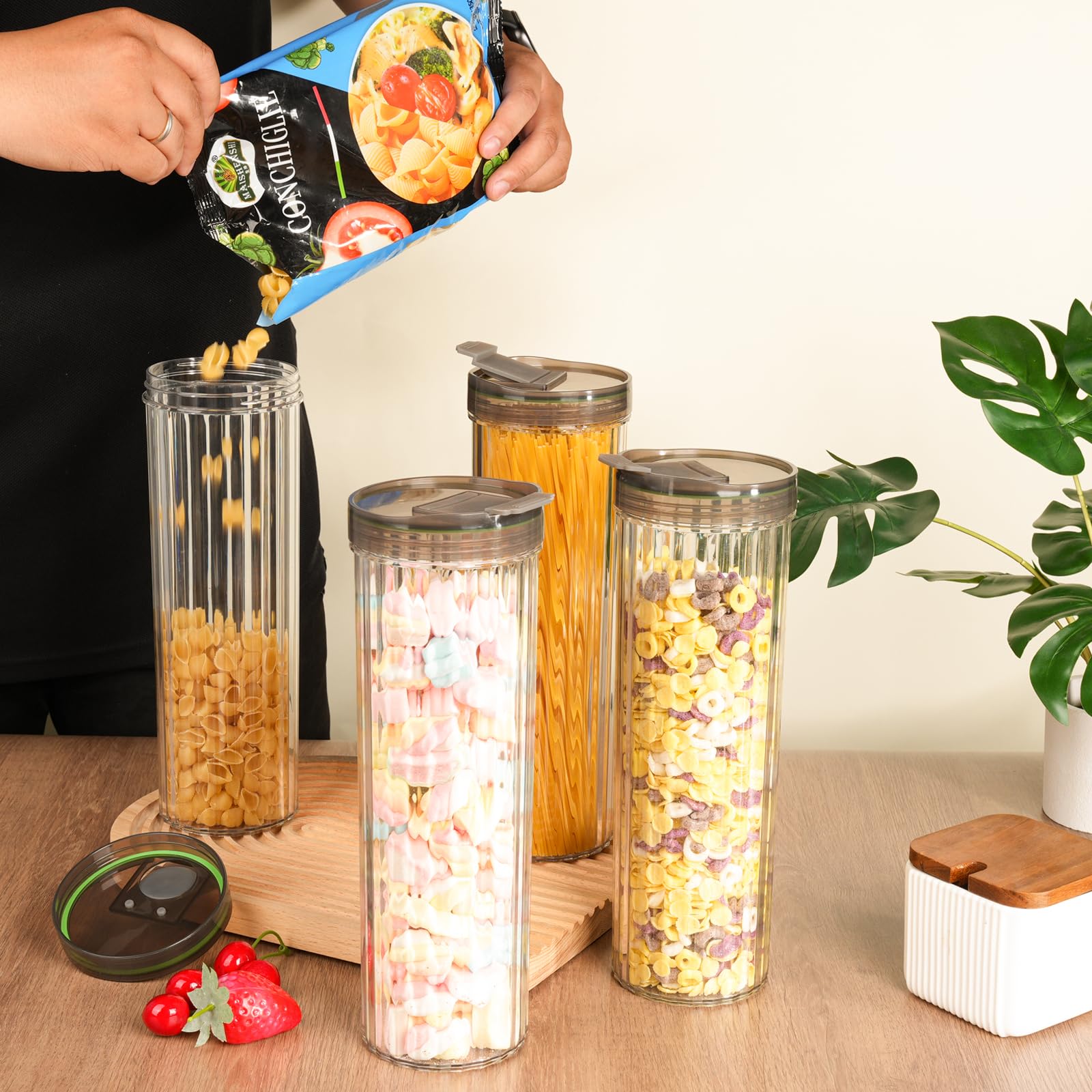 Wagrvuy diseño-cocina elegante, mejora la apariencia de la despensa