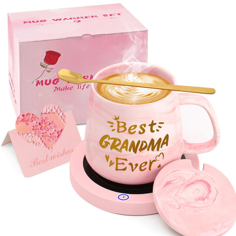 Waipfaru taza térmica regalo para abuela, mantiene bebidas caliente para navidad