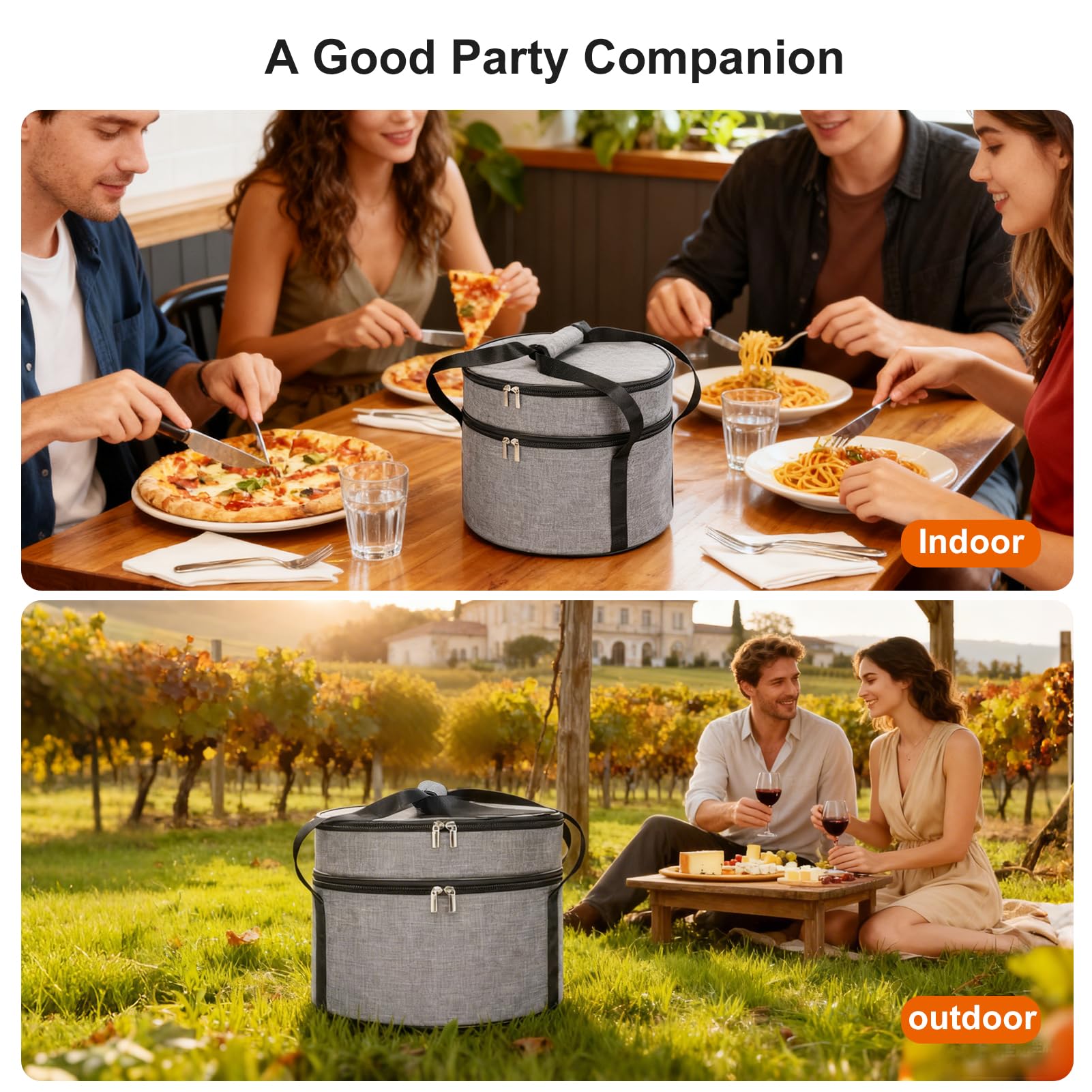 Uso versátil Wakaye para reuniones y picnics.