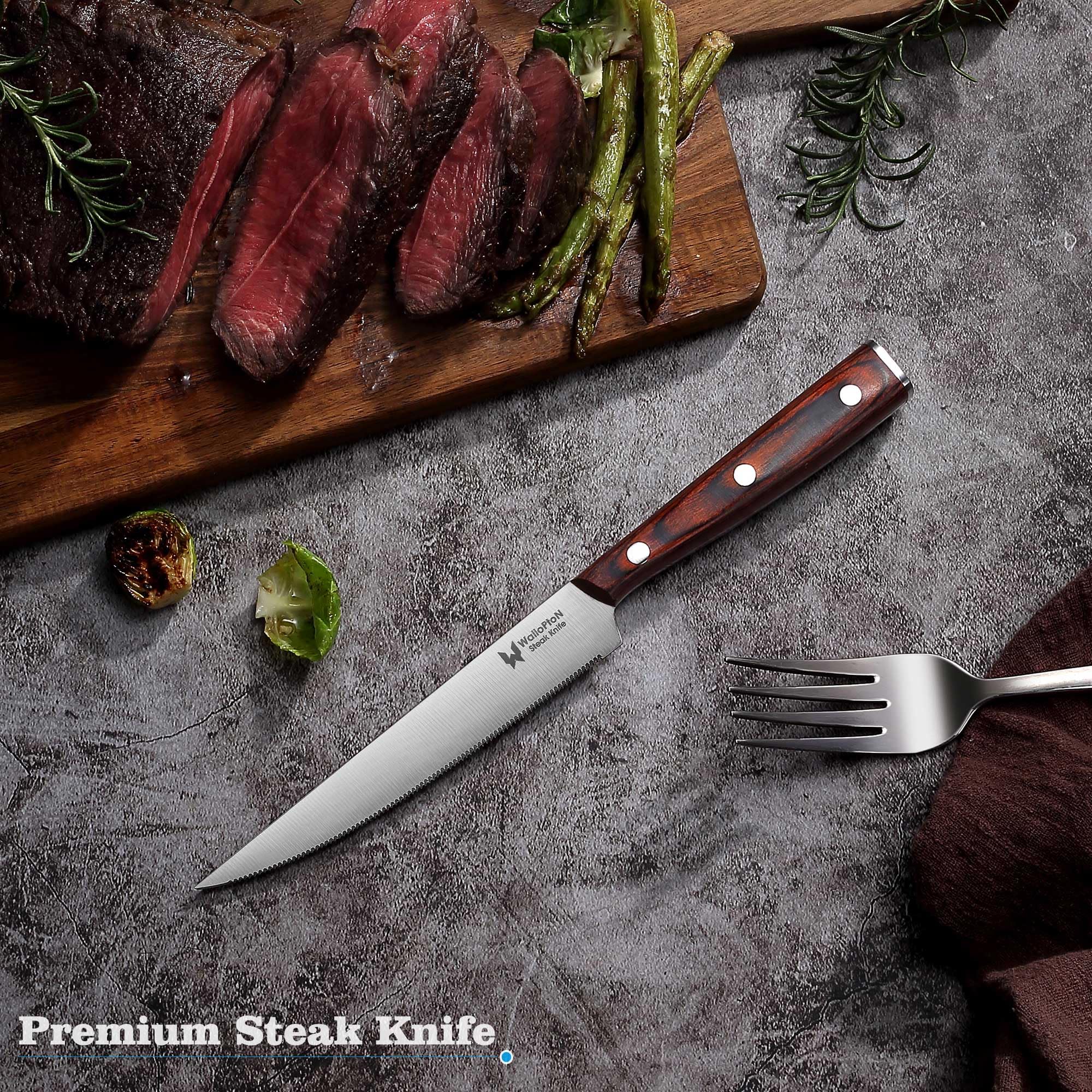 Cuchillo WALLOPTON de 5 pulgadas para cortes limpios y uniformes.