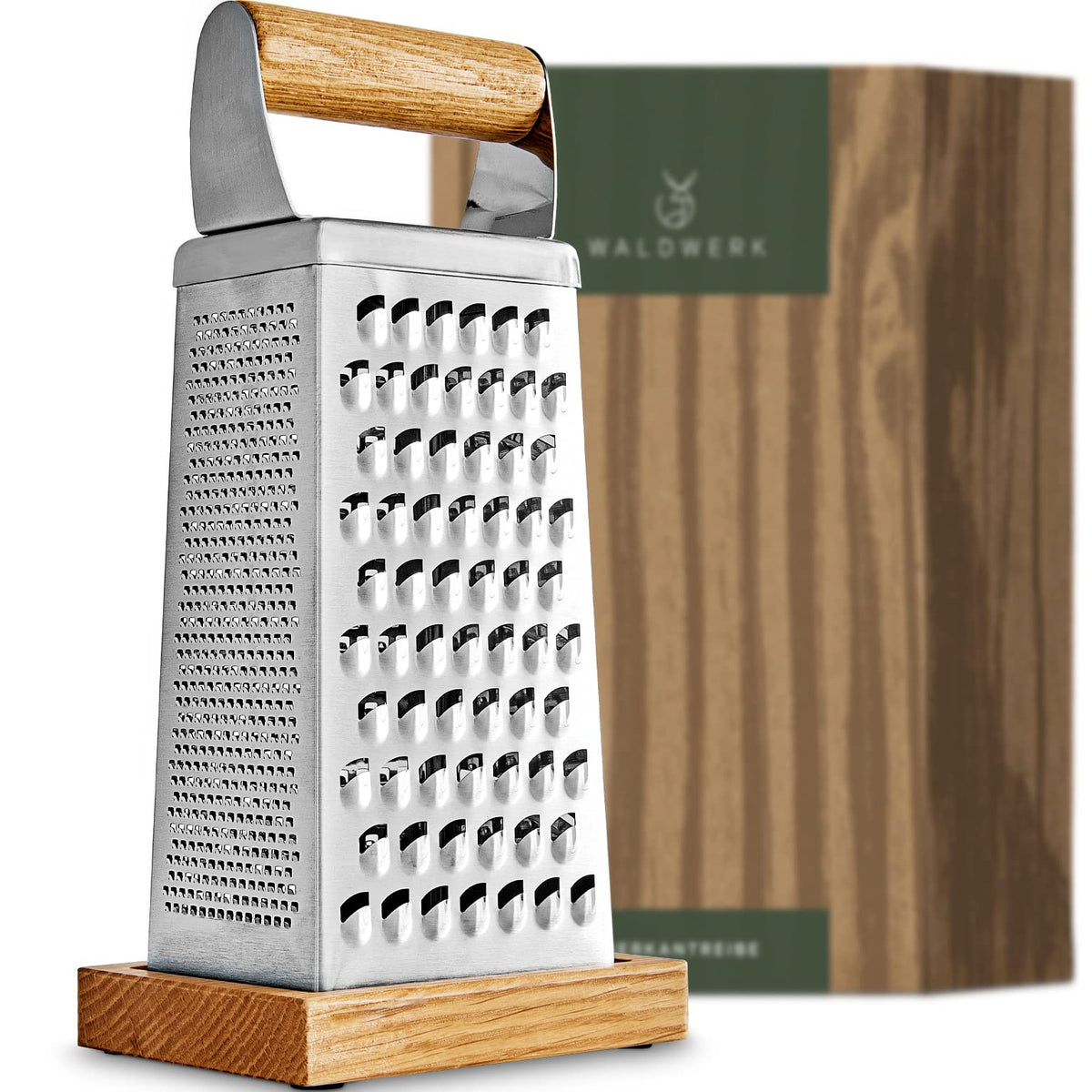 Rallador WALDWERK con filo de acero inoxidable para rallado preciso y duradero.