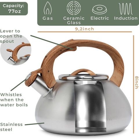 Tetera WALDWERK en la cocina ideal para té diario