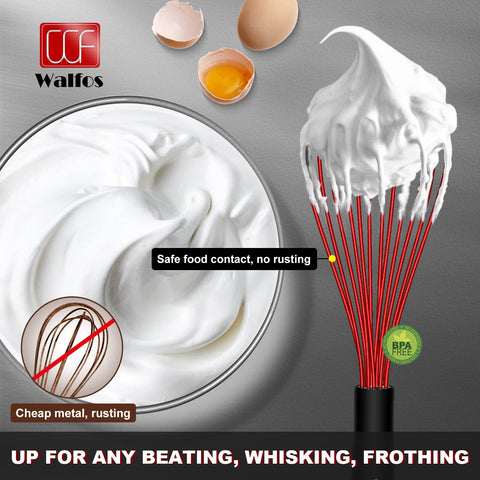 Batidor Walfos silicona con diseño cero residuos