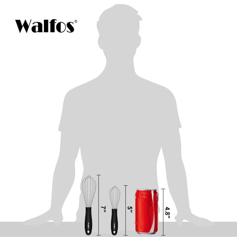 Walfos batidora de acero 304, resistencia y durabilidad.