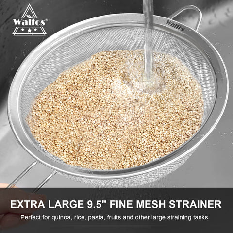 Colador WALFOS de 2.7 pulgadas para té y filtrados finos