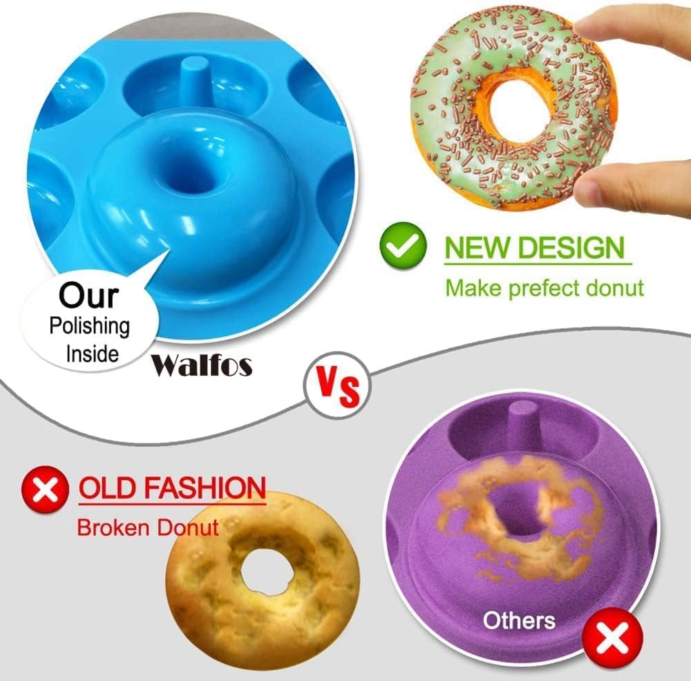 Lavavajillas seguro, limpieza sencilla de los moldes Walfos para donas.