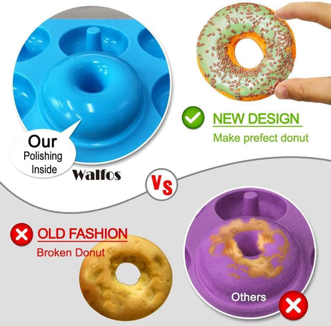 Lavavajillas seguro, limpieza sencilla de los moldes Walfos para donas.