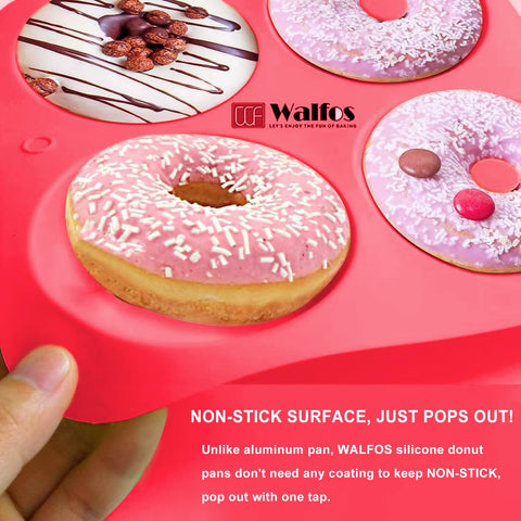 Silicona resistente al calor, Walfos soporta temperaturas extremas para horneado y enfriado.