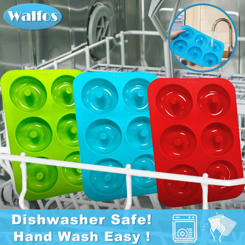 Moldes Walfos donas silicona resistente a 40-500 °F para hornear.