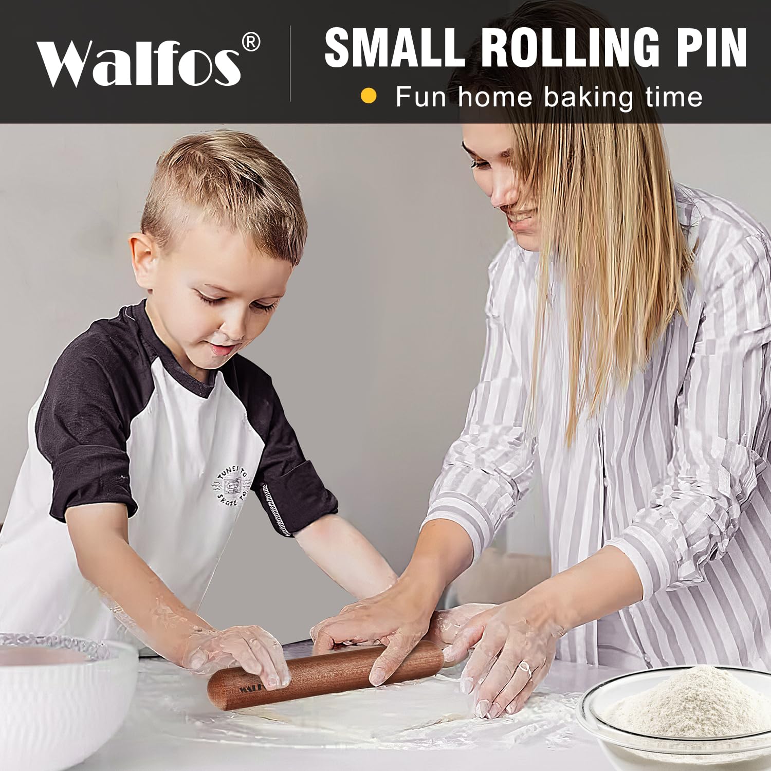 Walfos rodillo para aplanar carne con precisión y suavidad.
