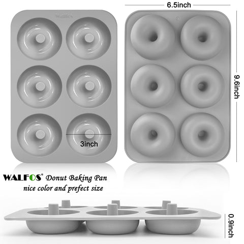 Walfos molde para donas, juego de tres para proyectos familiares