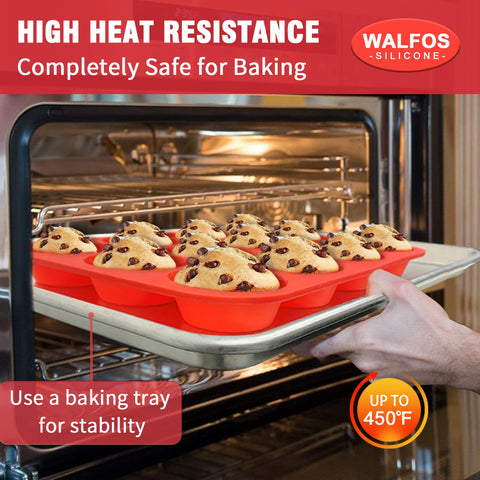 Molde Walfos compatible con horno hasta 230 °C para hornear.