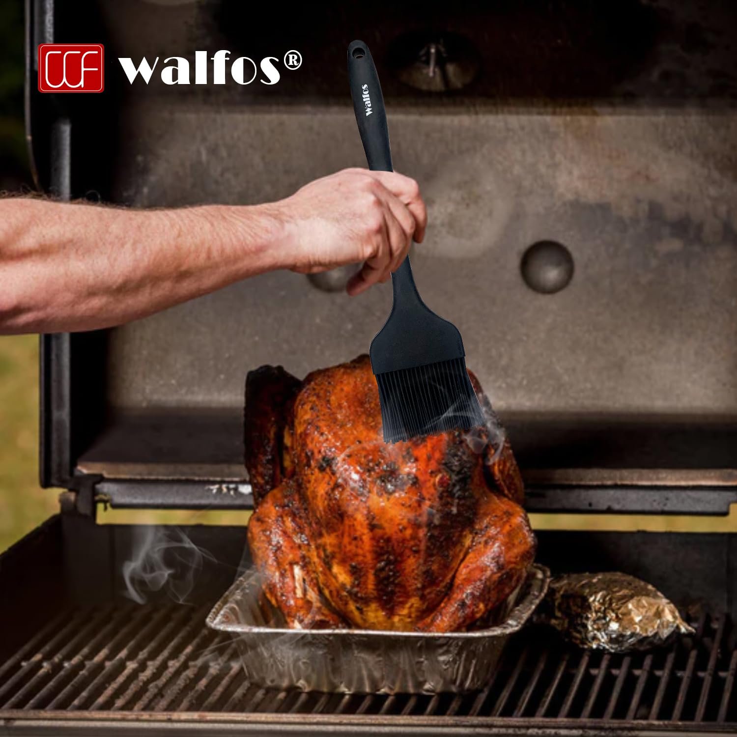 Pincel WALFOS monobloque con acero inoxidable para mayor durabilidad.