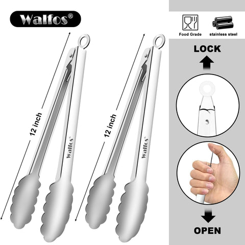 Pinzas Walfos aptas para lavavajillas, limpieza rápida y sencilla.