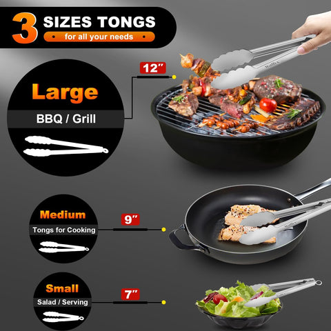 Walfos pinzas, mango ergonómico para agarre cómodo y seguro.