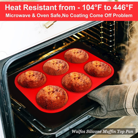 Walfos molde silicona apto para horno, microondas y lavavajillas.
