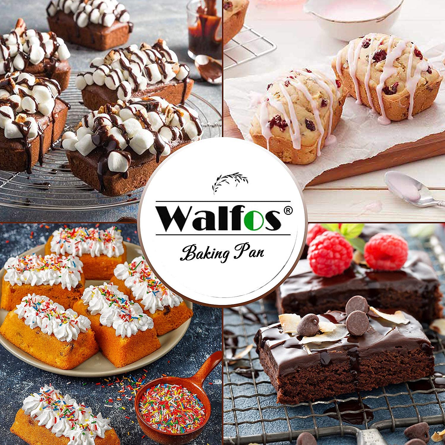 Apto para horno y microondas con silicona resistente Walfos.
