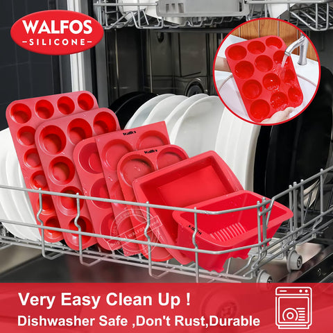 Walfos usos multiproposito mini, perfecto para brownies, muffins y más.
