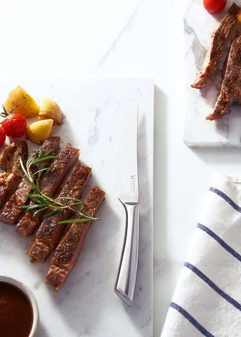 WALLOPTON cuchillo de bistec con mango ergonómico para manejo cómodo.