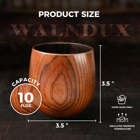 Diseño artístico WALNDUX para copas de whiskey que eleva la barra.