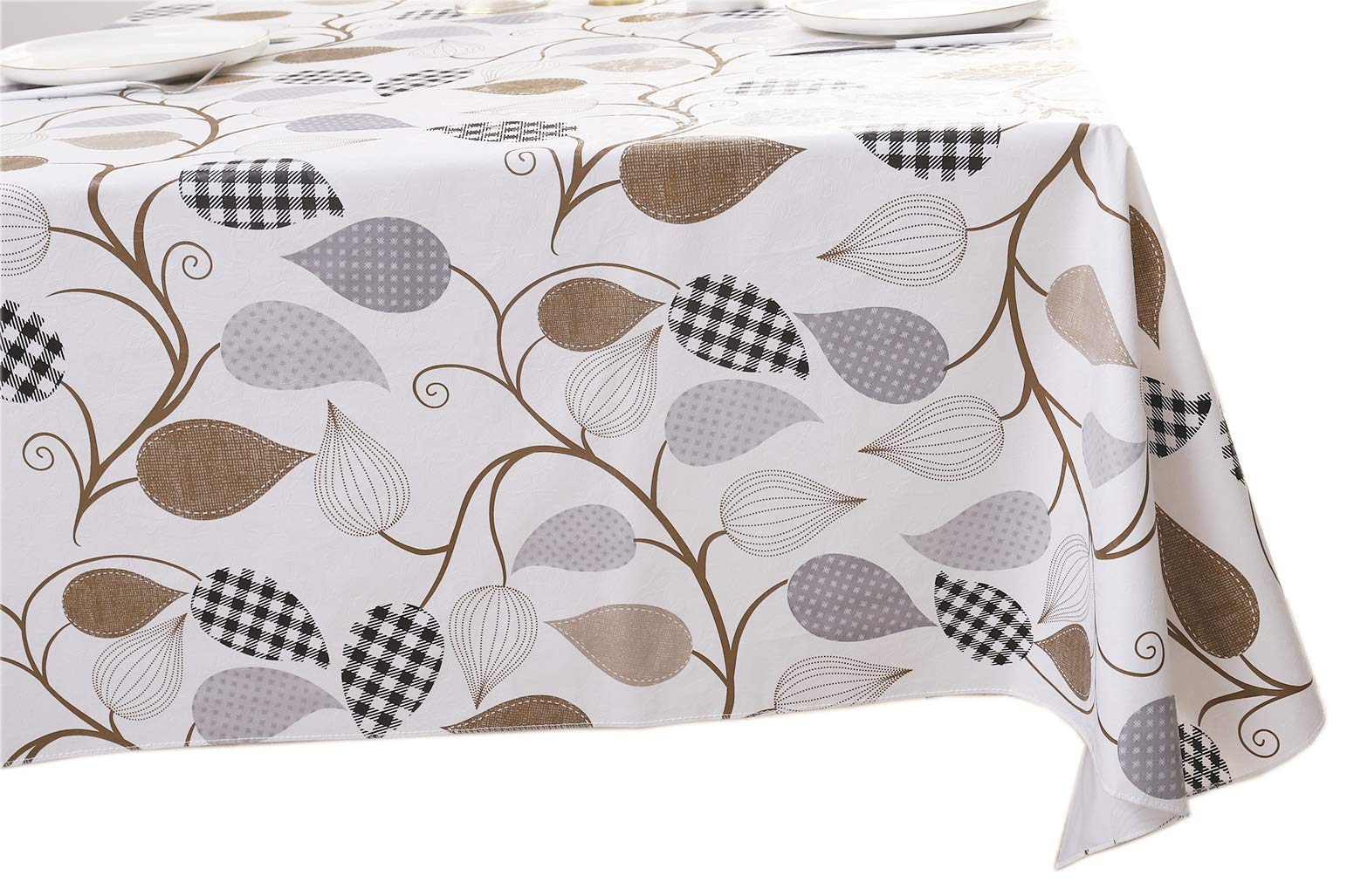 Walrus mantel, trasero de felpa antideslizante para proteger la mesa.