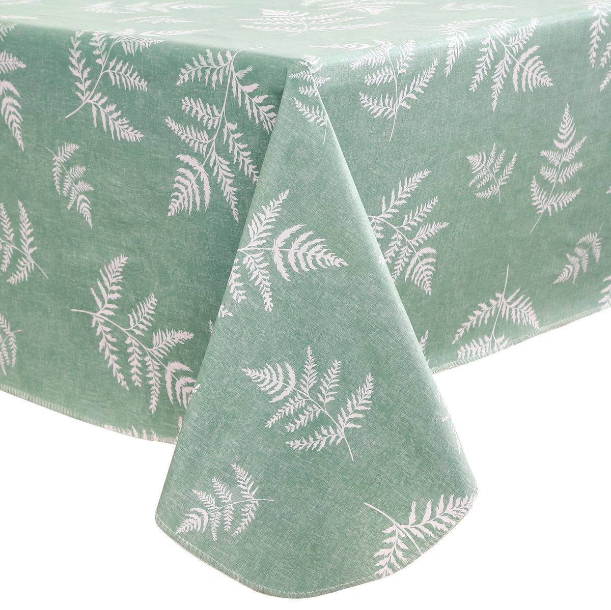 Walrus mantel vinilo franela en color verde menta, protege la mesa y añade estilo