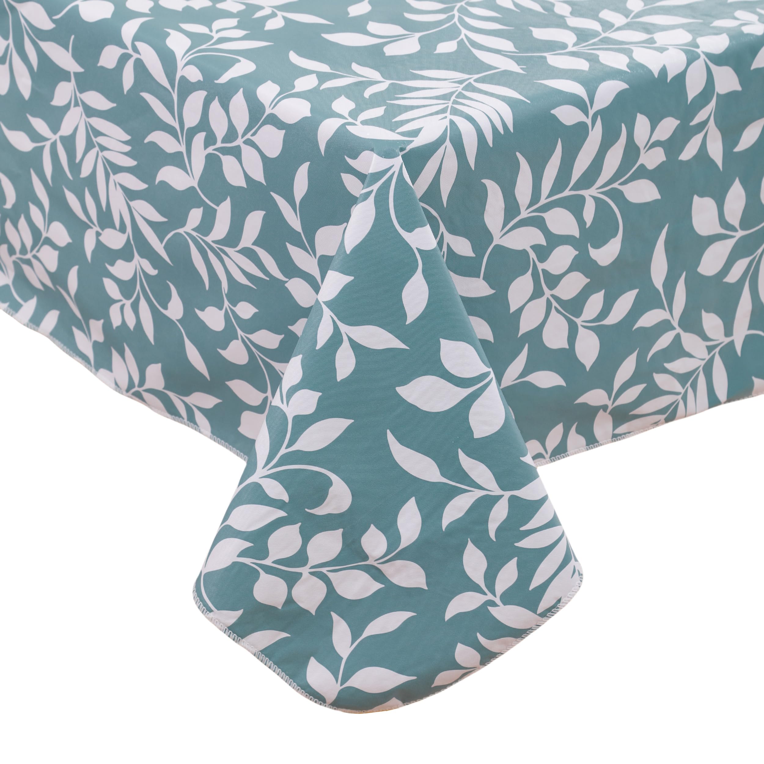 Mantel Walrus de vinilo resistente con franela, protección duradera para la mesa.