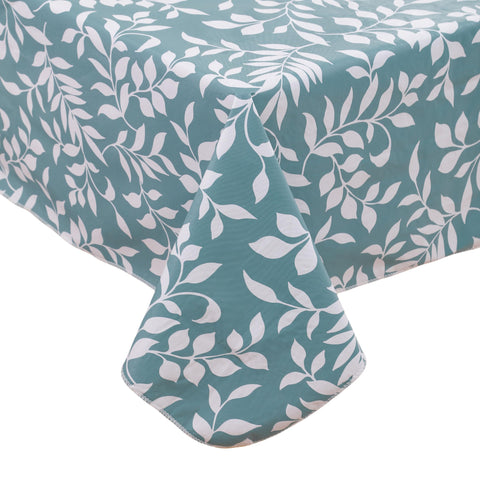 Mantel Walrus de vinilo resistente con franela, protección duradera para la mesa.