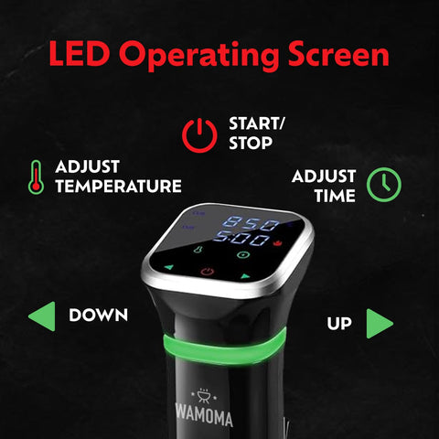 Wamoma Motor silencioso de 1100 W: rendimiento estable y suave.