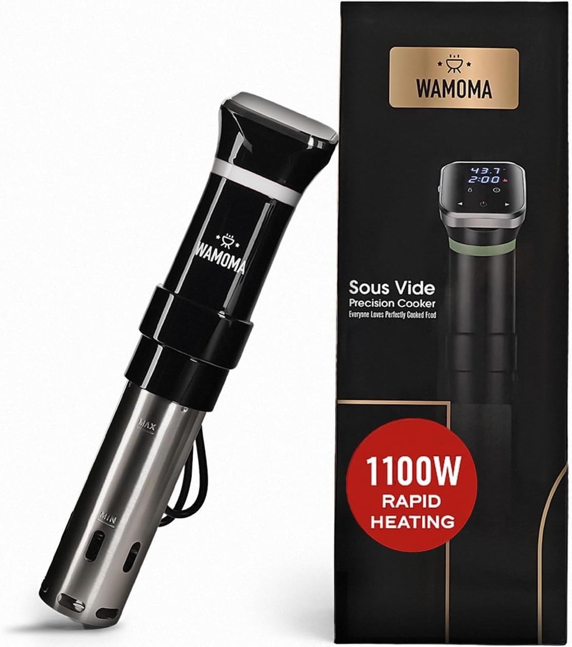 Wamoma Sous Vide: precisión de cocina para resultados consistentes.