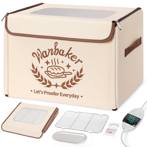 Wanbaker caja fermentación pan 6 capas para fermentaciones estables.