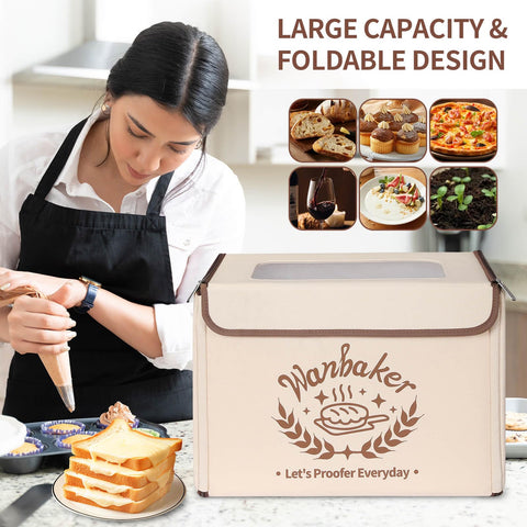 Wanbaker control de temperatura 68-131°F para fermentaciones consistentes.