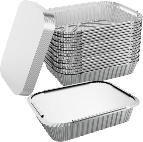 WANBAO bandejas de aluminio con tapa para hornear y servir caliente