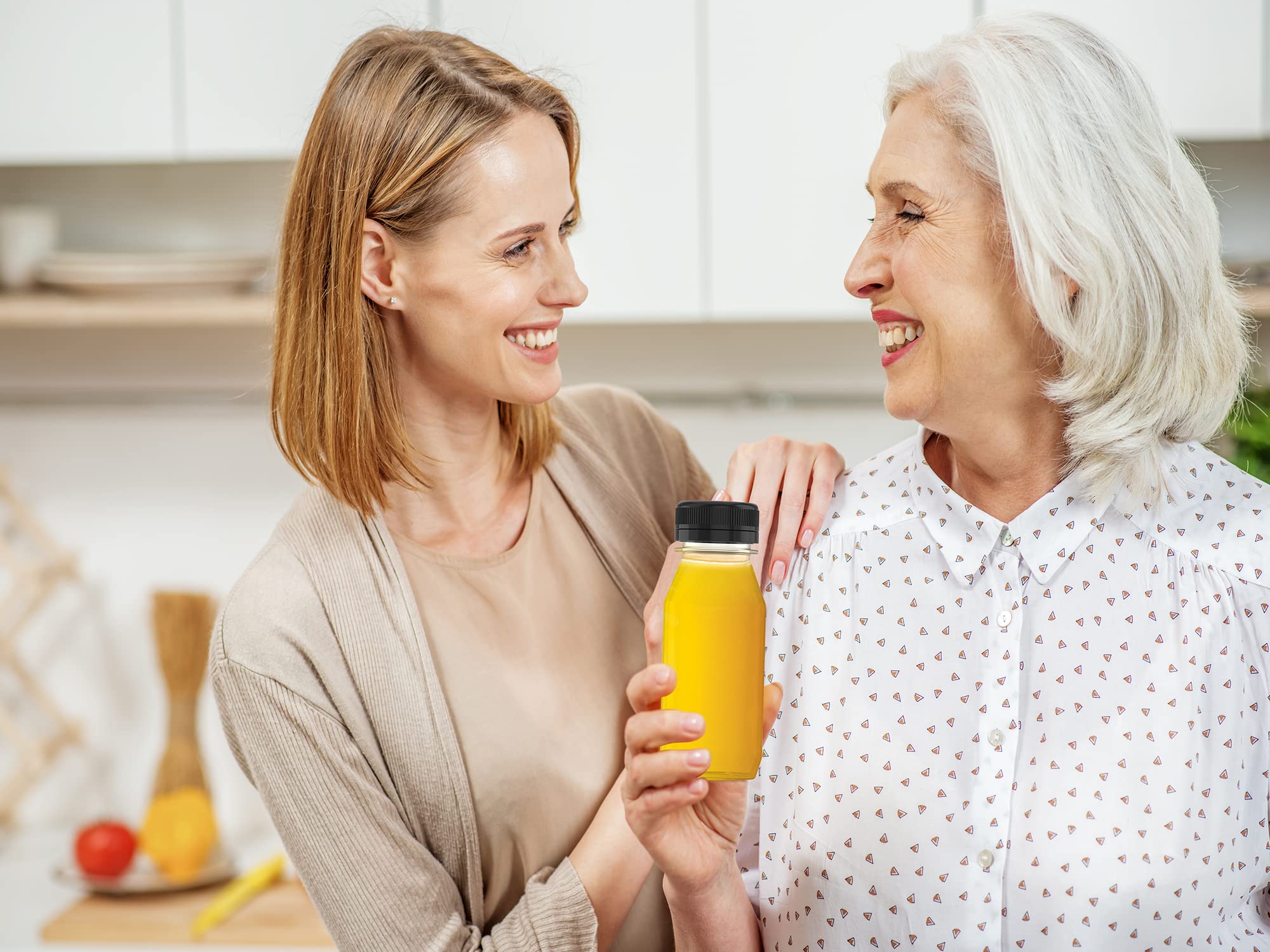 WANBAO botella 8 onzas para jugos y smoothies, tapa de seguridad para mayor tranquilidad.