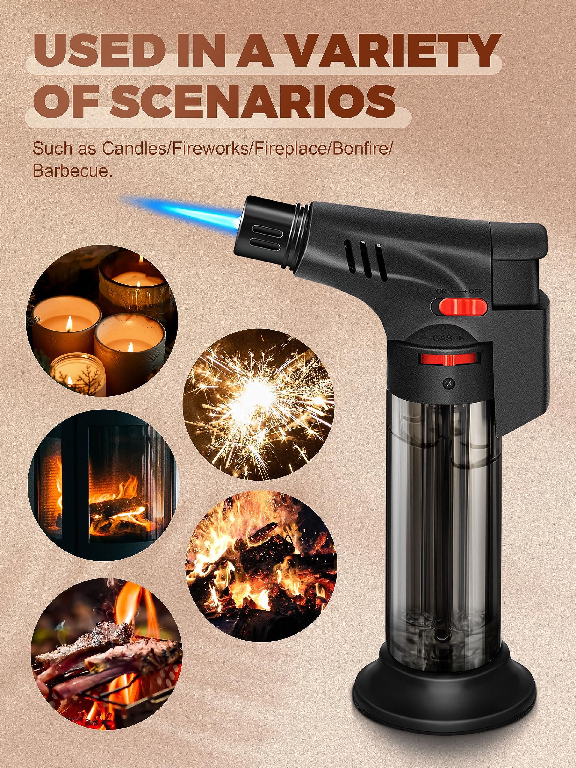 Wanbro soplete encendedor pack 4: conjunto versátil y con valor