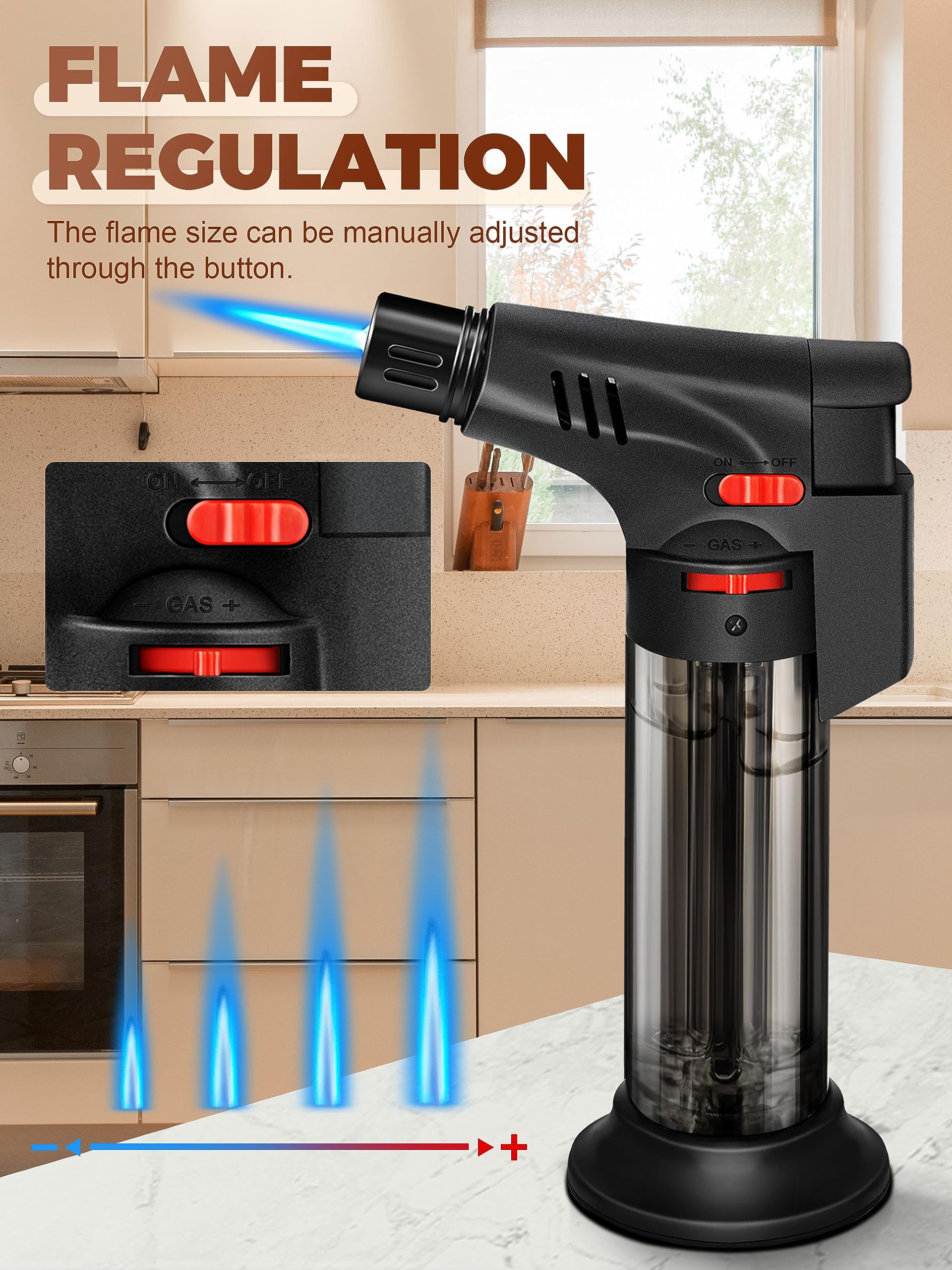 Wanbro soplete encendedor uso exterior: ideal para barbacoas y camping
