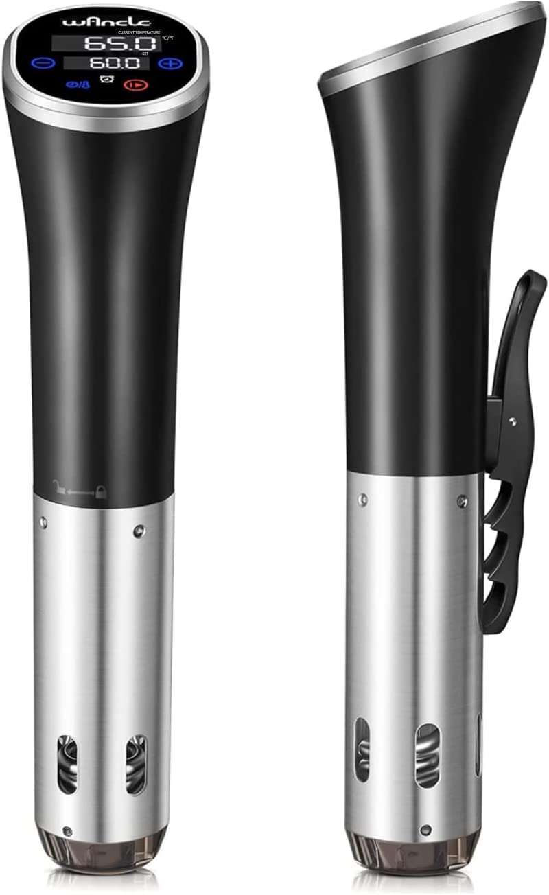 Cocedor sous vide Wancle 1100W en primer plano para precisión de cocción