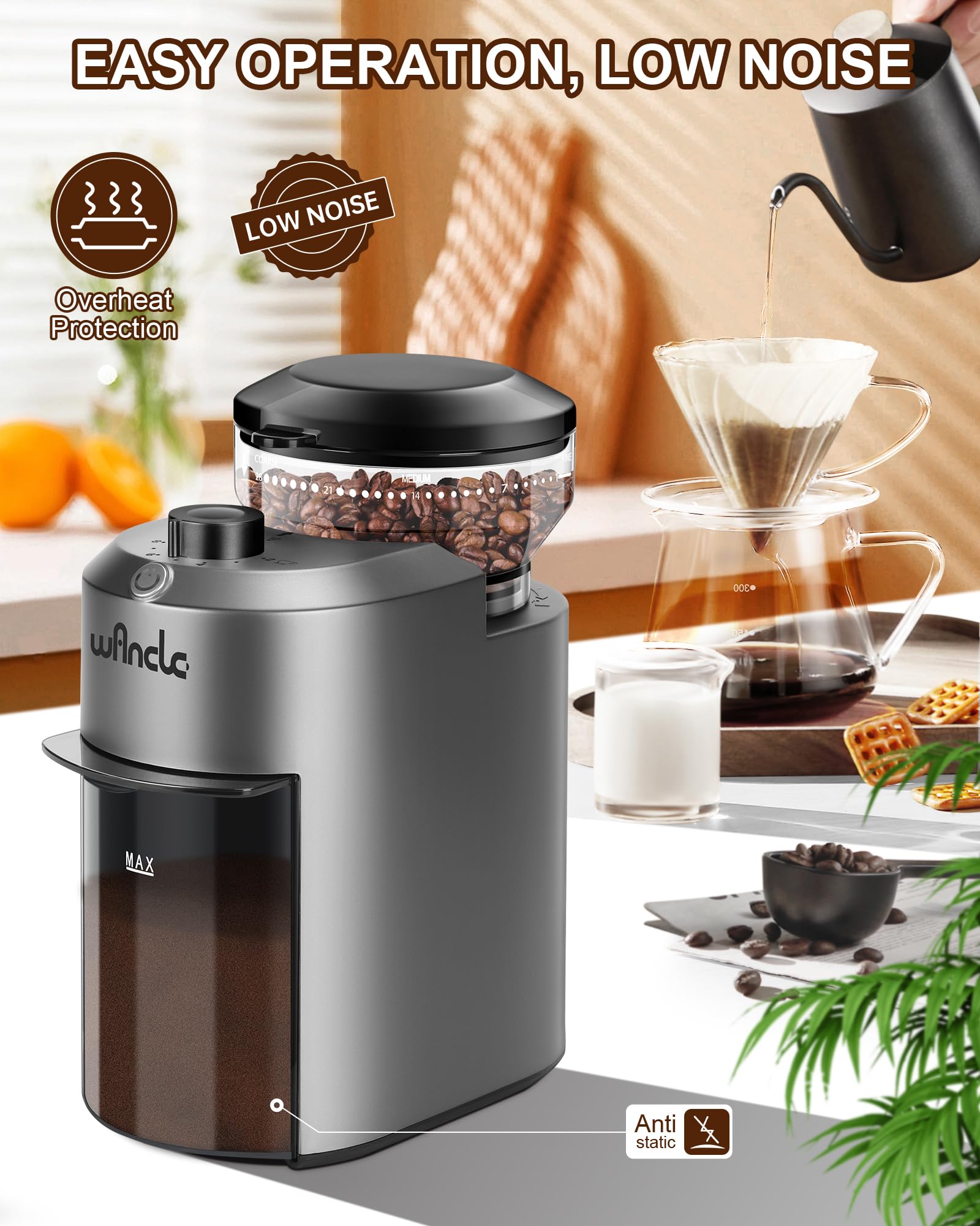 Diseño compacto de Wancle para cocinas pequeñas y prácticas.