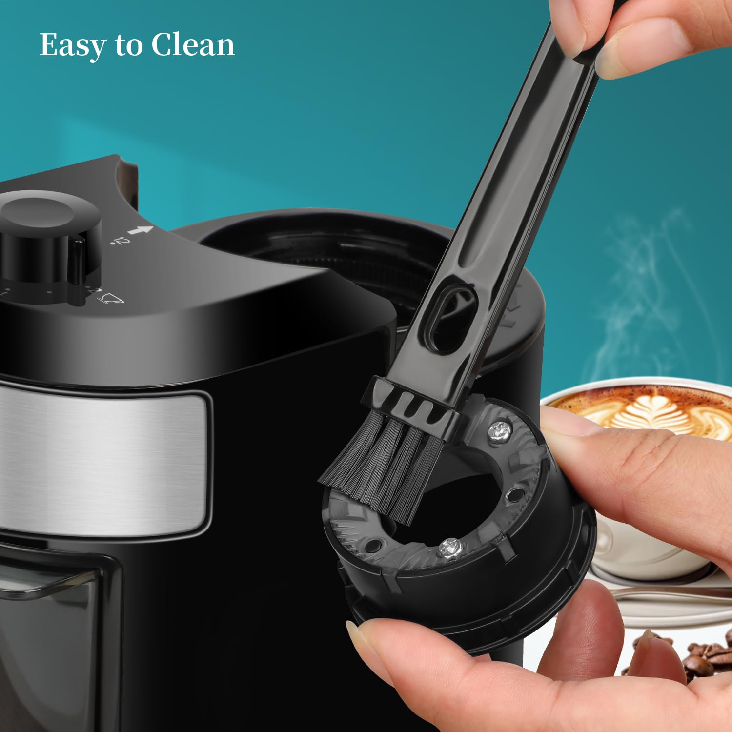 Molinillo Wancle con diseño compacto para cocinas pequeñas.