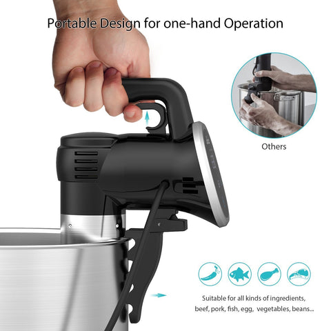 Wancle con control de temperatura preciso para platos uniformes.