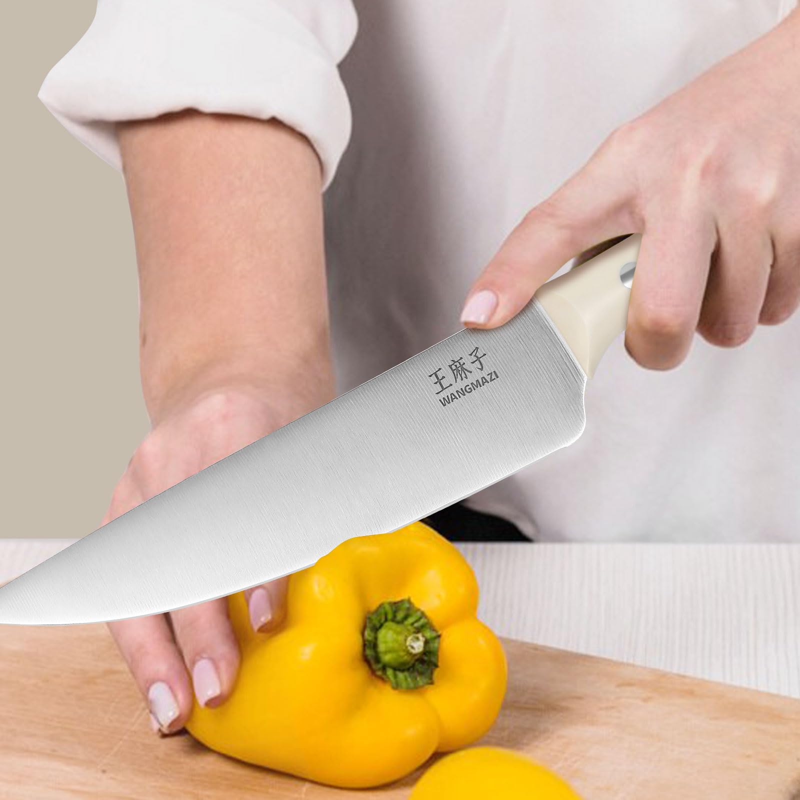 Cuchillo Wangmazi para fruta-5pulgadas, cortes delicados.